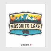 Mosquito Lake, Alaska Sticker (Vel)