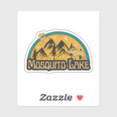 Mosquito Lake, Alaska Sticker (Vel)
