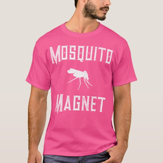 Mosquito Magnet Funny Summer Bug  Camp Te T-shirt (Voorkant)