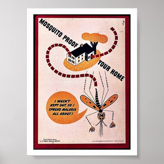 Mosquito Proff Uw startpunt Poster (Voorkant)