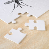 Mosquito Puzzle White Achtergrond Legpuzzel (Zijkant)