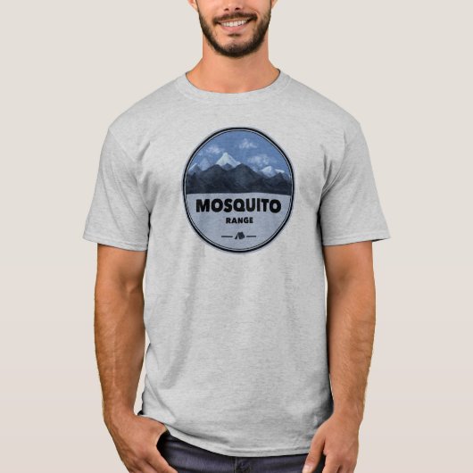 Mosquito Range Colorado Kamperen T-shirt (Voorkant)
