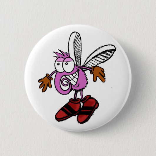 Mosquito Ronde Button 5,7 Cm (Voorkant)
