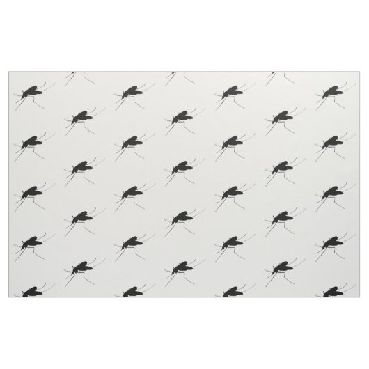 Mosquito Silhouette Nuisance insect/bug pest Stof (Fat Quarter)
