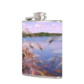 Mosquito swarm, scandinavia fjord, heupfles (Links)