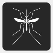 Mosquito Vierkante Sticker (Voorkant)