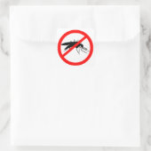 Mosquito Vierkante Sticker (Tas)