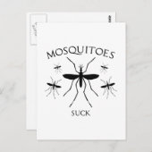 Mosquitoes Suck Briefkaart (Voorkant / Achterkant)