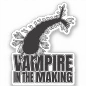 Mosquitos Mosquito Larvae - Entomology Geek Sticker (Voorkant)