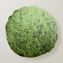 Moss ball tekening groene ronde kussen