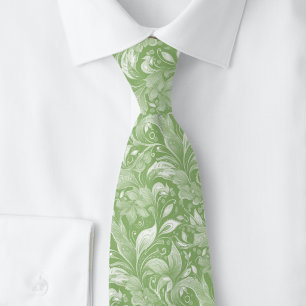 Moss Botanische Batik Stropdas