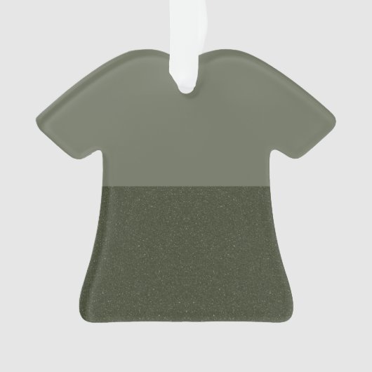 Moss Duo-Tone T-Shirt Ornament – (voorkant)