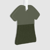 Moss Duo-Tone T-Shirt Ornament – (voorkant)