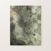 Moss en Lichen op Rock Legpuzzel (Verticaal)