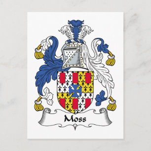 Moss Family Crest Briefkaart