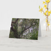 Moss Forest Canopy Custom Louisiana Wenskaarten Kaart (Gele Bloem)