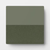 Moss Green Aangepaste tafel Teken Plaque Fotoplaat (Voorkant)