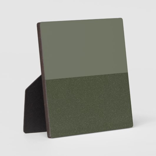 Moss Green Aangepaste tafel Teken Plaque Fotoplaat (Voorkant)