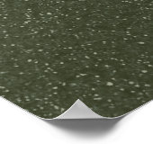 Moss Green Abstract Poster Print (Hoek)