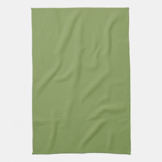 Moss Green Accent Background Color past dit aan Theedoek (Verticaal)