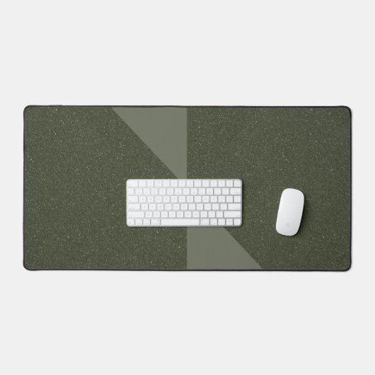 Moss Green Angled Panel Desk Mat – (Keyboard & Muis)