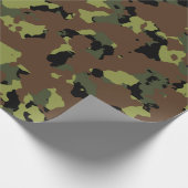 Moss Green Army Camo Cadeaupapier (Hoek)