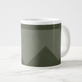 Moss Green Arrow Pattern Mok (Voorkant rechts)