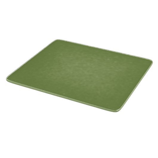 Moss Green Background Solid Color Pas dit aan Snijplank (Hoek)