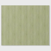Moss Green Bamboo Wood Grain Kijk Cadeaupapier (Vlak)