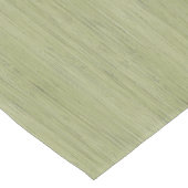 Moss Green Bamboo Wood Grain Kijk Korte Tafelloper (Hoek)