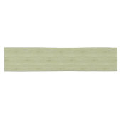 Moss Green Bamboo Wood Grain Kijk Korte Tafelloper (Horizontaal)