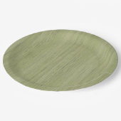 Moss Green Bamboo Wood Grain Kijk Papieren Bordje (Gekanteld)