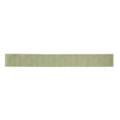Moss Green Bamboo Wood Grain Kijk Satijnen Lint (Voorkant)