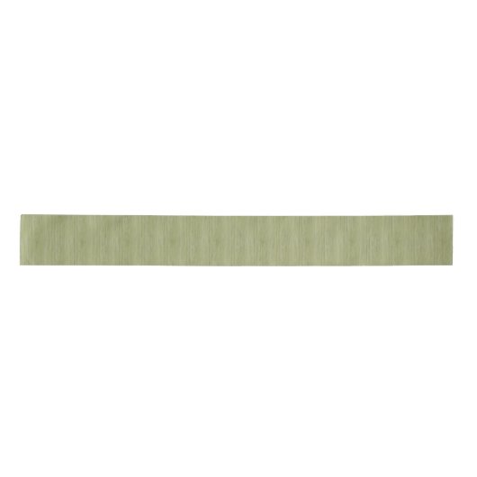 Moss Green Bamboo Wood Grain Kijk Satijnen Lint (Voorkant)