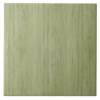Moss Green Bamboo Wood Grain Kijk Tegeltje