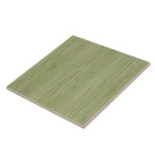 Moss Green Bamboo Wood Grain Kijk Tegeltje (Zijkant)
