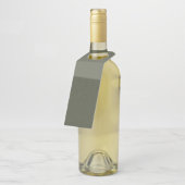 Moss Green Bottle Label – Matte Over Noise (Aangep (Schuin)