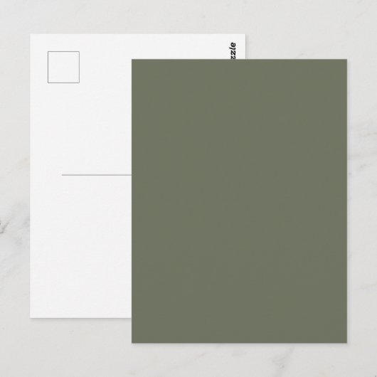 Moss Green  Briefkaart (Voorkant / Achterkant)