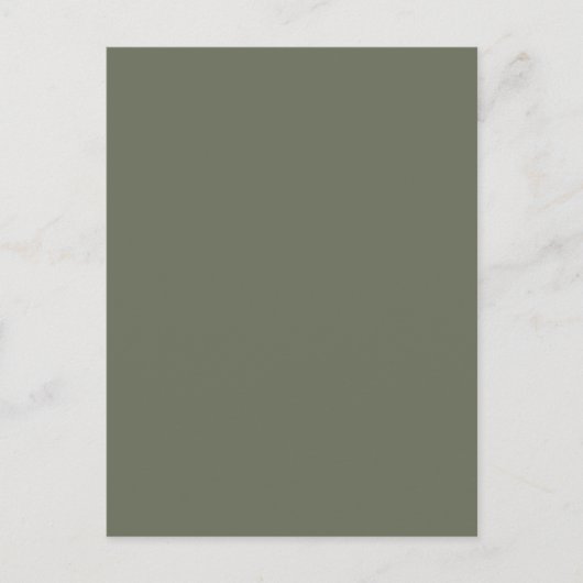 Moss Green  Briefkaart (Voorkant)
