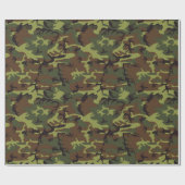 Moss Green Camo Cadeaupapier (Vlak)