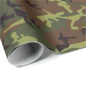 Moss Green Camo Cadeaupapier (Rol Hoek)