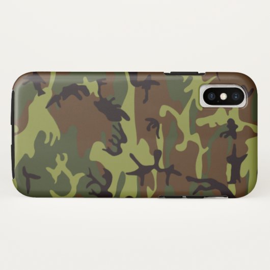 Moss Green Camo Case-Mate iPhone Case (Achterkant (horizontaal))