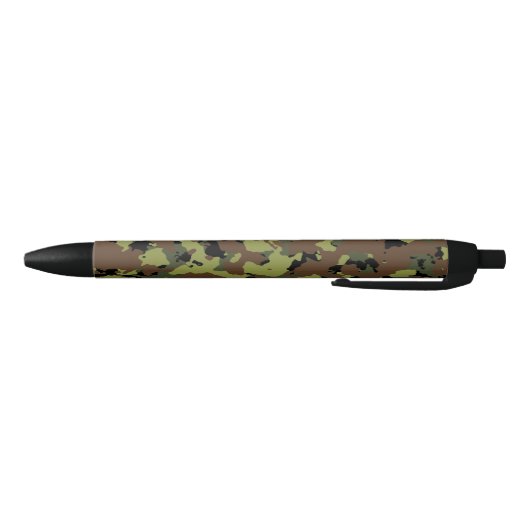 Moss Green Camo Zwarte Inkt Pen (Bodem)