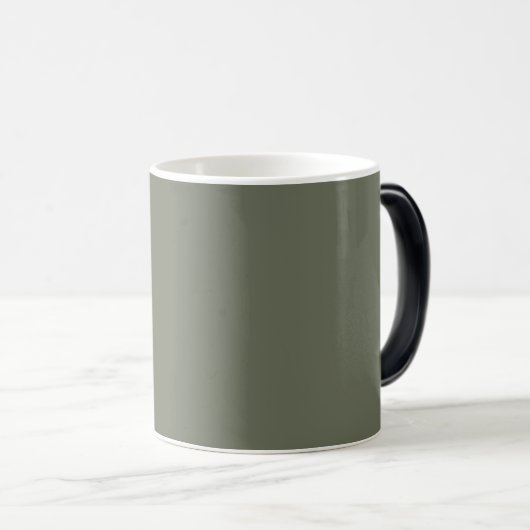 Moss Green Ceramic Mok –  ontwerp (Voorkant rechts)