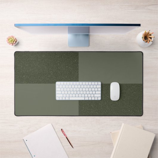Moss Green Checker Texture Desk Mat –  (Kantoor 1)