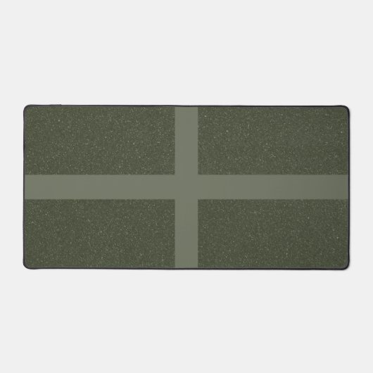 Moss Green Cross Ontwerp Desk Mat Custom (Voorkant)