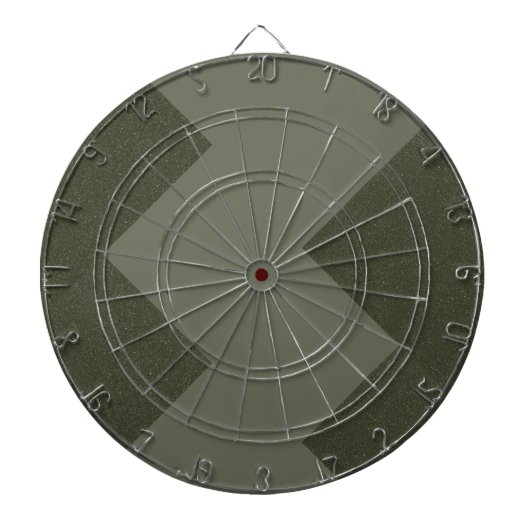 Moss Green Custom Dartboard Dartbord (Voorkant)