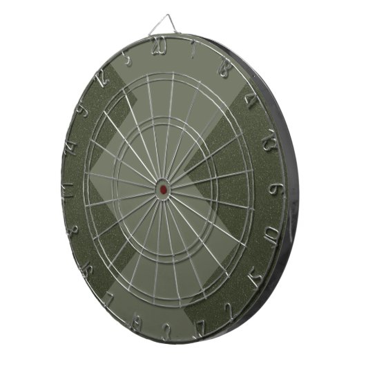 Moss Green Custom Dartboard Dartbord (Voorkant Rechts)