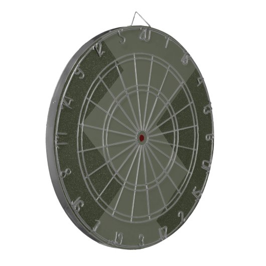 Moss Green Custom Dartboard Dartbord (Voorkant Links)