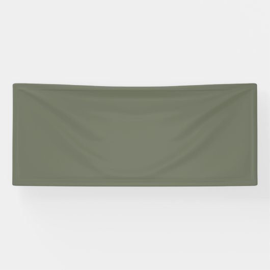 Moss Green Custom Fabric Banner (Horizontaal)